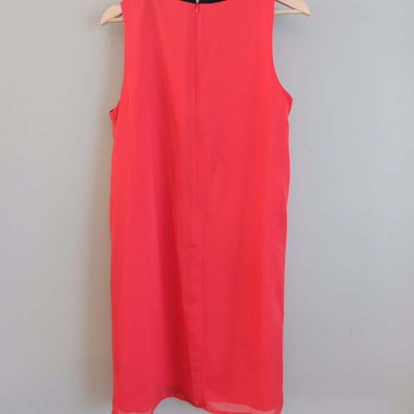 Metaphor Red Color Block Dress - Picture 6 of 6